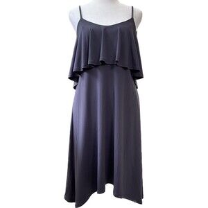 BCBGeneration mini dress purple vapor swing cocktail wedding semi-formal XS NWT